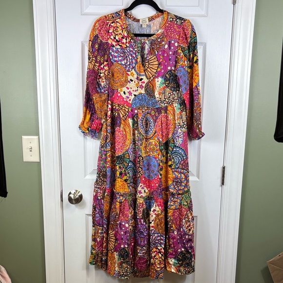 NWT Anthropologie Tiny Velia maxi dress sz sm petite - Picture 4 of 13